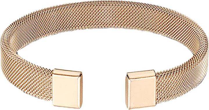 Immagine prodotto Star Piercing Bracciale in oro rosa con maglia flessibile (senza ottone, Acciaio chirurgico 316L)