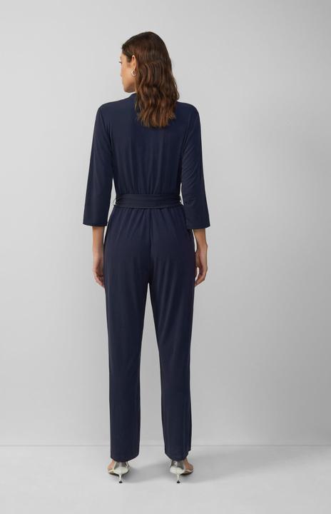 Produktbild S.Oliver Overall Fliessender Jumpsuit in Wickeloptik mit Bindegürtel (40)