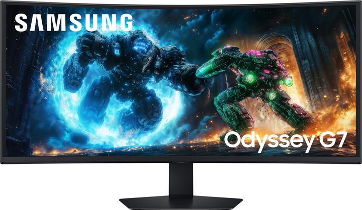 Actual product image Samsung Odyssey G7 G75F (5120 x 2160 pixels, 40")