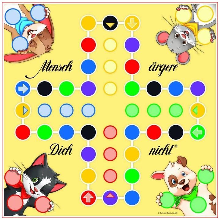 Produktbild Schmidt Spiele Mensch ärgere Dich nicht Kids (Deutsch, 2 - 4 Spieler)