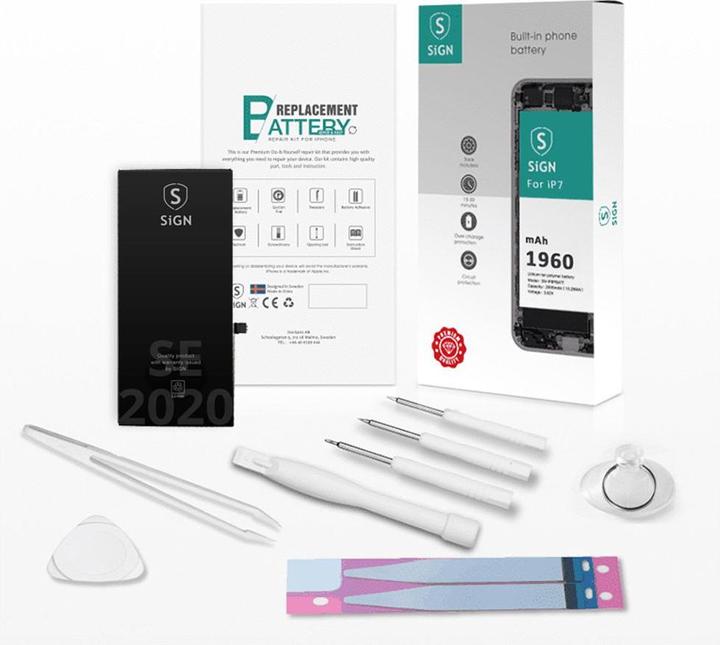 Produktbild SIGN Complete Battery Replacement Kit - iPhone SE 2020