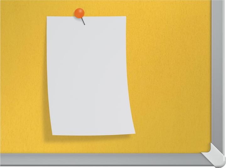 Actual product image Nobo Felt board Impression Pro 1915432 yellow, 87x155cm (Bulletin board, 87 x 155 cm)