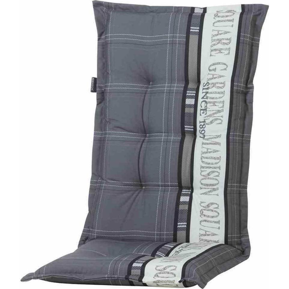 Allibert, Sitzkissen, Set 4x Garden A hoch grau 50% BW 50% Polyester