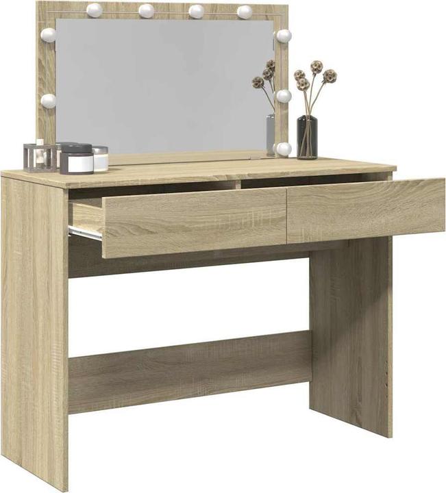Image du produit VidaXL Coiffeuse avec éclairage LED (100 x 40 x 120 cm)