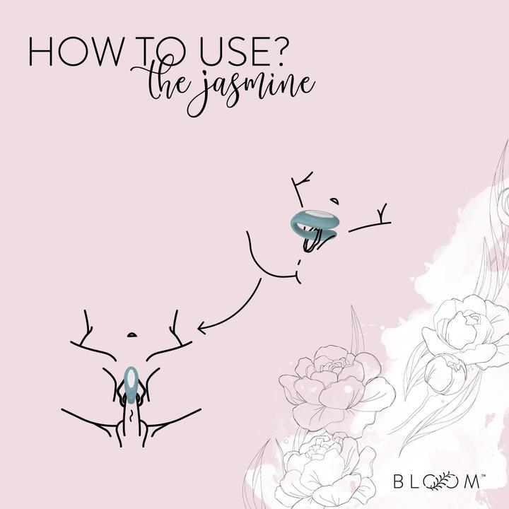 Image du produit Bloom The Jasmine Vibromasseur en forme de C - Vert