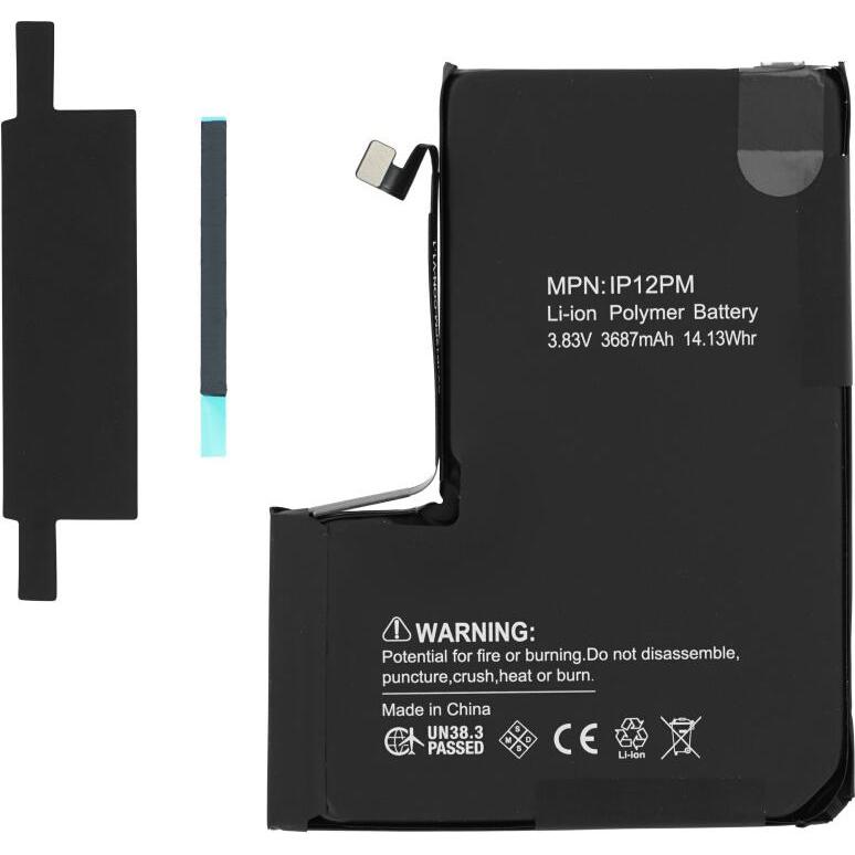 OEM Akku für iPhone 12 Pro Max, dekodiert mit zusätzlichem IC (ohne Schweissen), Smartphone Akku