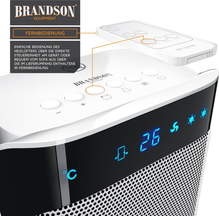 Actual product image Brandson Fan heater (2000 W)