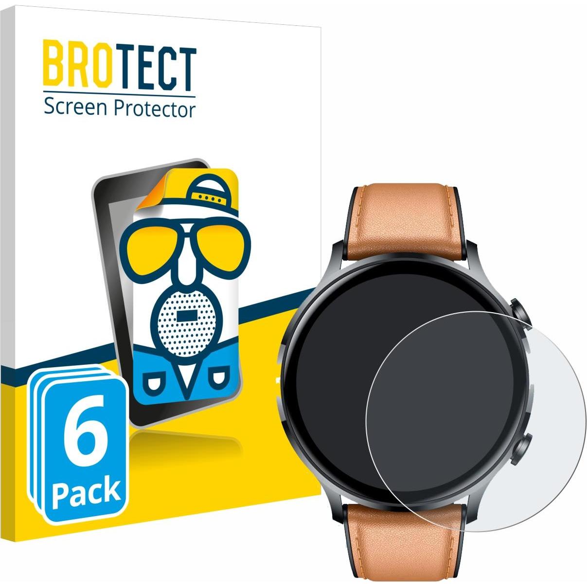 Thumbnail - BROTECT Entspiegelungs-Schutzfolie Displayschutz Matt, Smartwatch Schutzfolie, Grau