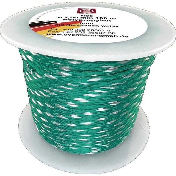 HP Autozubehör, Seil, Maurerschnur Länge 50 m Ø 1,2 mm 25 kg Polypropylen grün/weiss (50 m)