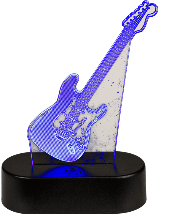 Produktbild TOP 3d Lampe Gitarre