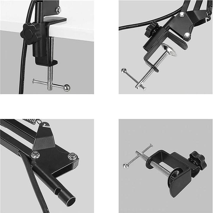 Actual product image Media-Tech STUDIO AND STREAMING MICROPHONE - Professional condenser microphone set (all black) for studio use.
