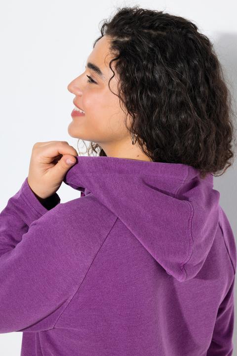 Produktbild Ulla Popken Hoodie, Vintage-Look, verzierte Kordel, Langarm (58)
