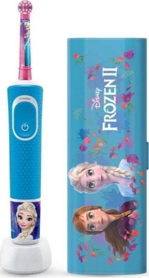 Produktbild Oral-B Szczoteczka rotacyjna Vitality Kids D100 Frozen + Case Niebieska