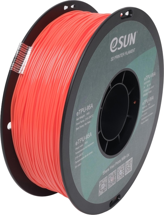 Image du produit eSUN TPU-95A Color Change by Temp filament élastique 1.75mm 1Kg (TPU, 1.75 mm, 1000 g)
