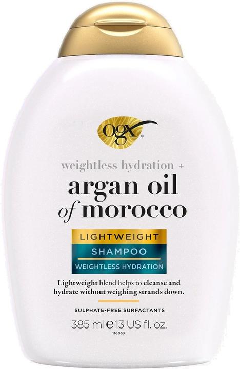 Image du produit Ogx Shampooing à l'huile d'argan du Maroc pour cheveux fins 385ml (358 ml, Shampoing liquide)