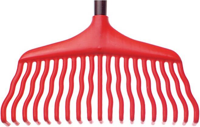 Actual product image Zeintra Leaf broom red