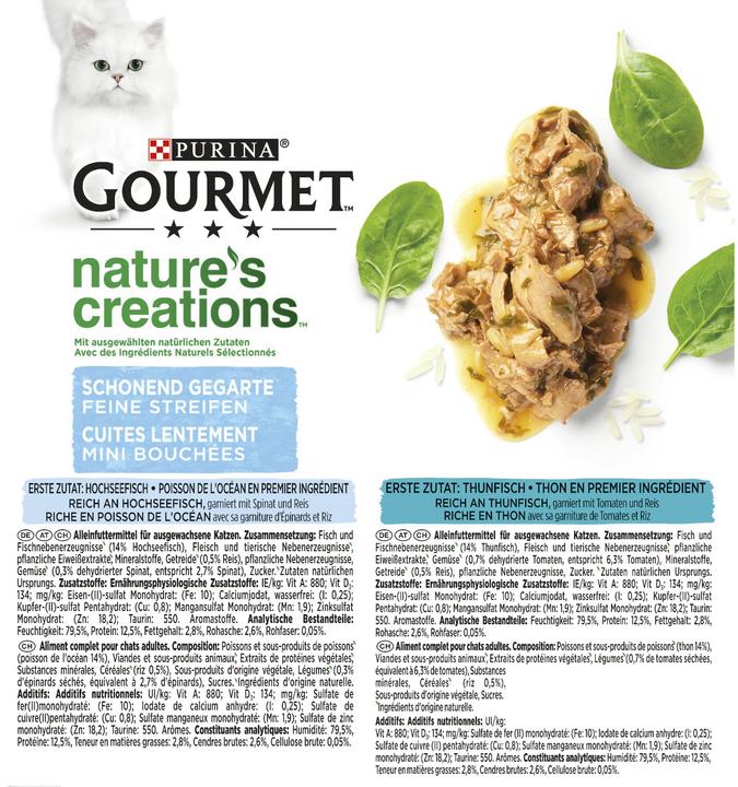 Produktbild Gourmet Natures Crea Fisch (Adult, 1 Stk., 790 g)