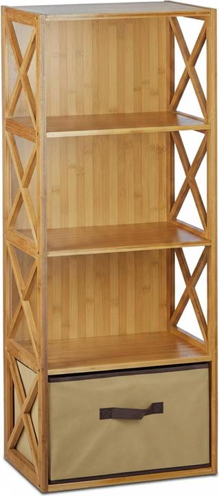 Actual product image Relaxdays Bamboo shelf basket