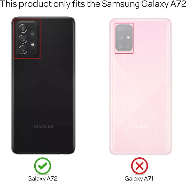 Actual product image Nalia Ring Silicone Cell Phone Case (Samsung Galaxy A72)