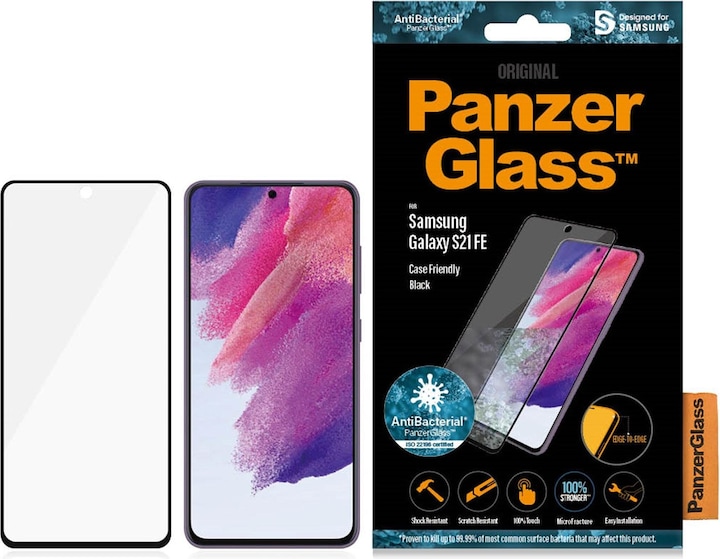 Actual product image PanzerGlass Case Friendly (1 Piece, Samsung Galaxy S21 FE)