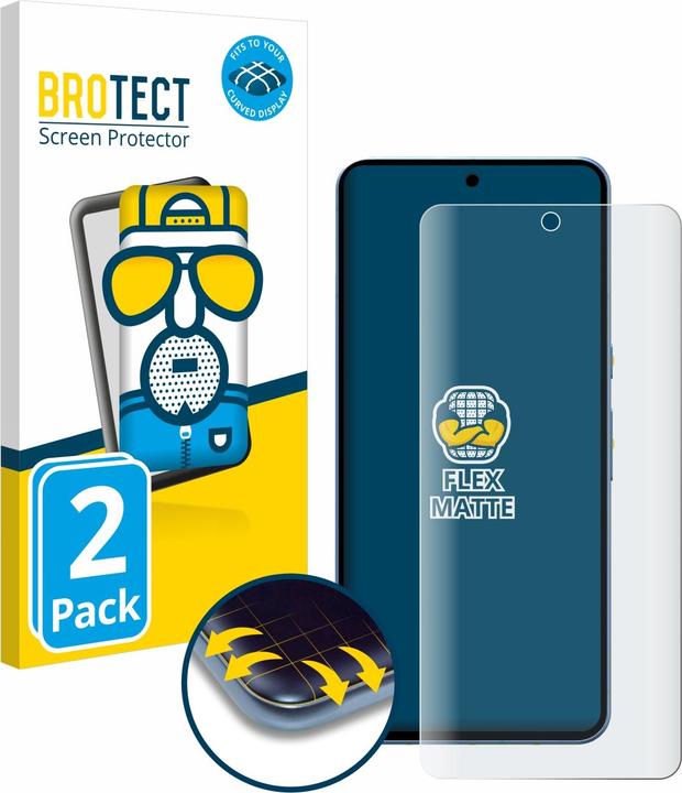 Actual product image BROTECT Full-Cover Protector Matte (2 Piece, Google Pixel 8 Pro)