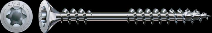 Image du produit Spax Vis de pose R 89015 Seko Filetage de fixation/pointe/T-STAR 4,5 x 60 -T20 Acier WIROX (500 Vis par pièce)