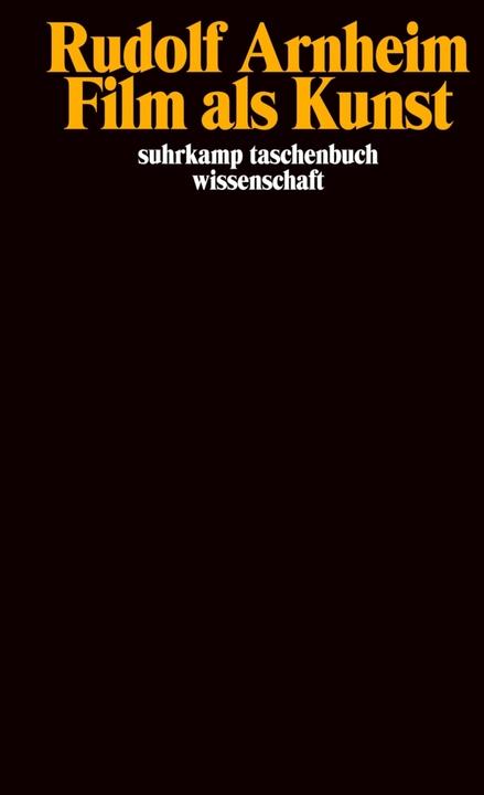 Produktbild Film als Kunst (Deutsch, Rudolf Arnheim, 2002)