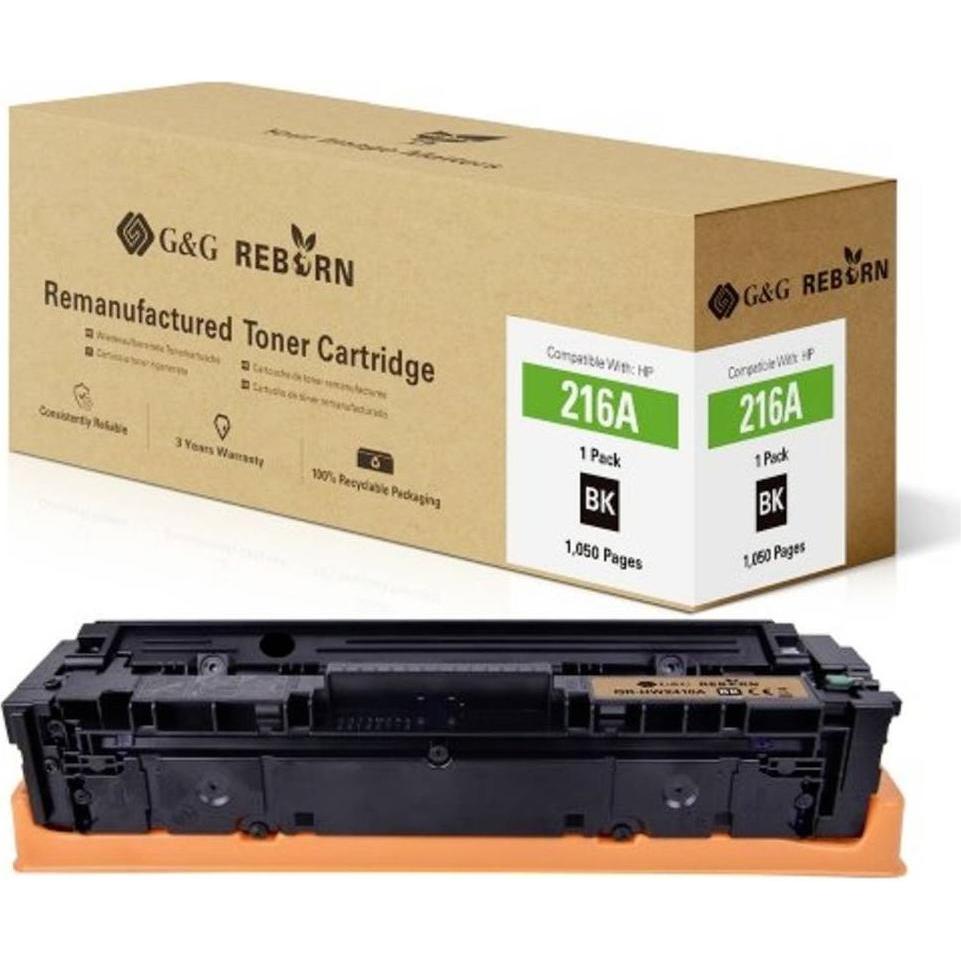 G&G, Toner, Toner ersetzt HP 216A Kompatibel Schwarz 1050 Seiten Reborn remanufactured