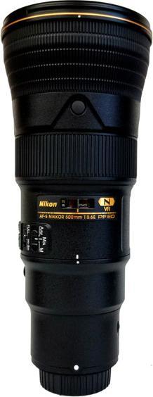 Nikon AF-S Nikkor 500mm f/5.6E PF ED VR - (EU) (Nikon F, Plein format, APS-C / DX)