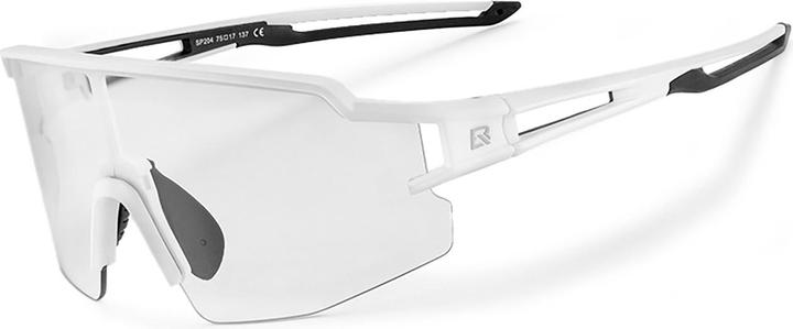 Rockbros Cycling Glasses (White, Photochromatic)