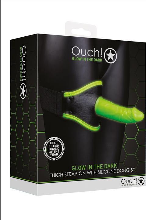 Actual product image Ouch! Thigh Strap-on - Glow in the Dark