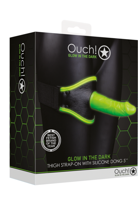 Produktbild Ouch! Thigh Strap-on - Glow in the Dark