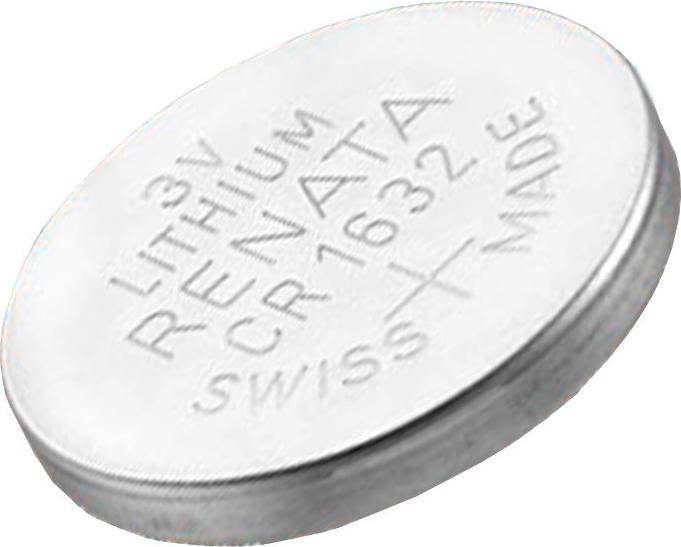 Produktbild Renata CR1632 Lithium Batterie 3 Volt 137mAh IEC CR1632, Batterie für Garmin vivofit 3 (1 Stk., CR1632, 137 mAh)