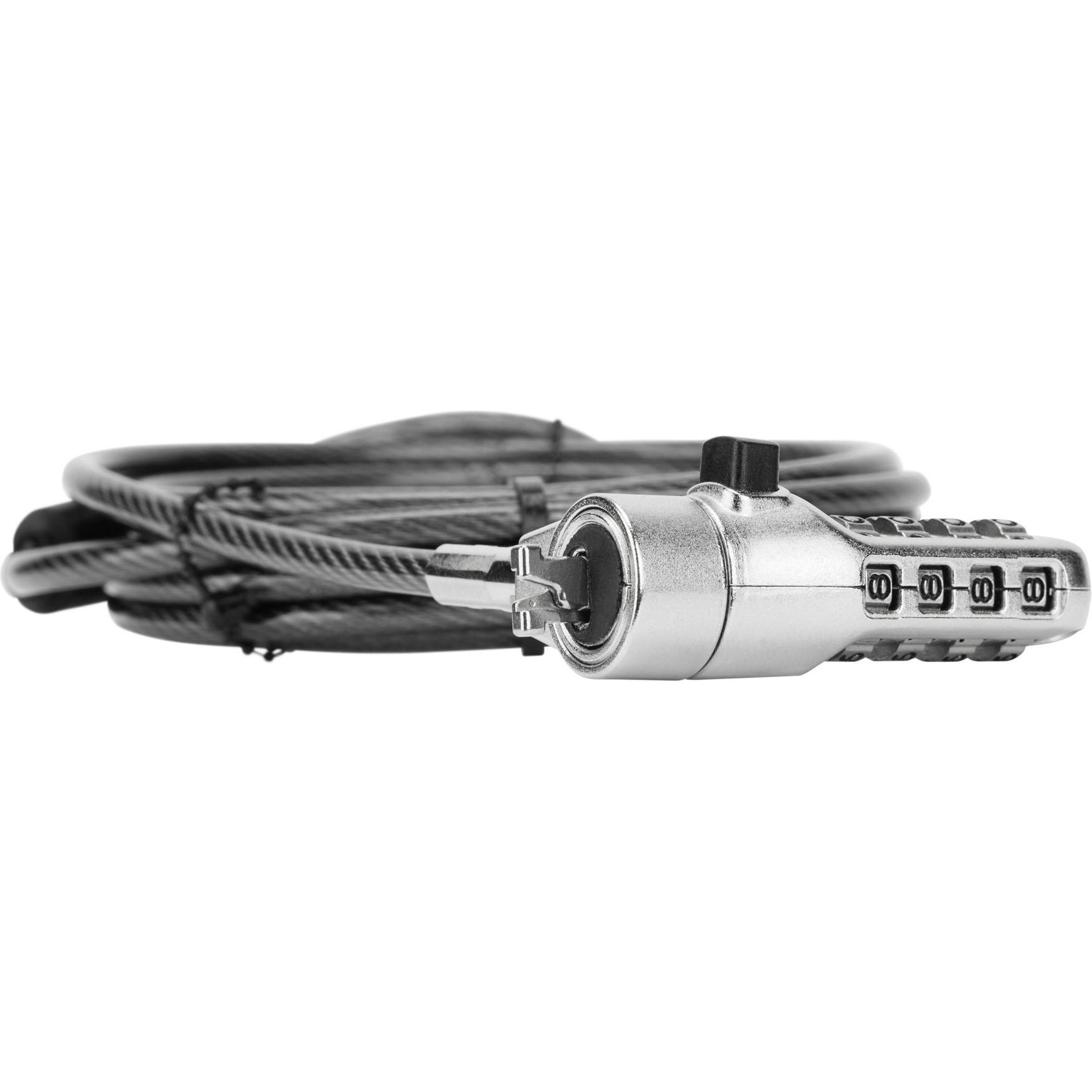 Thumbnail - Targus DEFCON Compact Resetable Combo Lock, Notebook Security, Schwarz