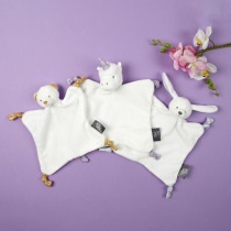 Image du produit Tom & Zoé doudou plat, 3 couleurs différentes