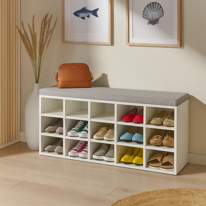 Image du produit Relaxdays Banc chaussures (105 x 30 x 48 cm)