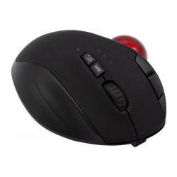 Dacomex TM350-WBT Trackball Mouse 2,4 Ghz e Bluetooth ricaricabile (Senza fili), Mouse, Nero