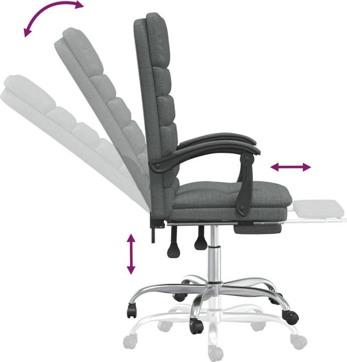 Immagine prodotto vidaXL Massage-Bürostuhl (46.50 - 56 cm)