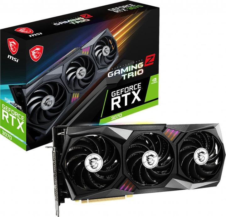 Image du produit MSI GeForce RTX 3070 Gaming Z Trio LHR (8 Go)