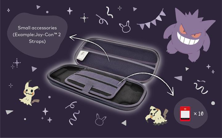 Produktbild HORI Premium Case Gengar und Mimigma (Switch, Switch Lite, Switch OLED)