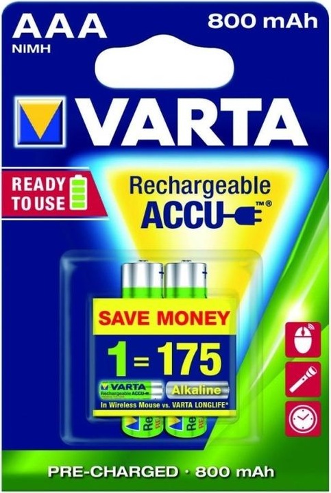 Productafbeelding Varta Vermogen met lange levensduur (4 Pcs., AAA, 1240 mAh)