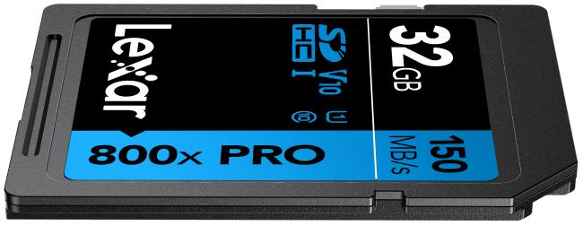 Actual product image Lexar MEMORY SDHC 32GB UHS-I/LSD0800P032G-BNNNG (32 GB, SDHC, U1, UHS-I)