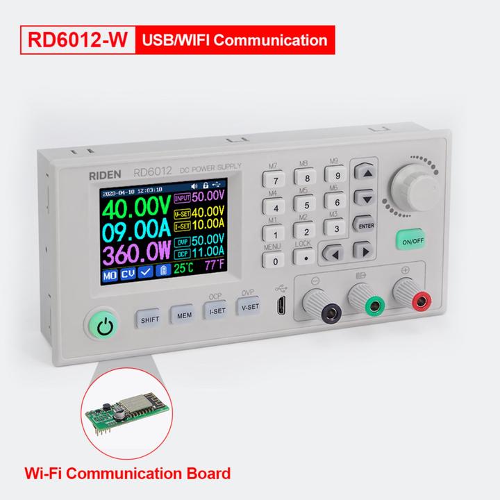 Produktbild RD Tech RD6012-W programmierbares Labornetzteil DC-DC Wandler 60V 12A 720W