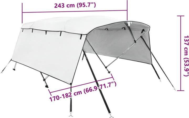 Actual product image vidaXL Bimini-Top