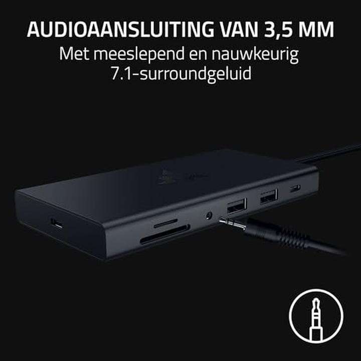 Actual product image Razer USB-C Dock (USB-C, 11 ports)