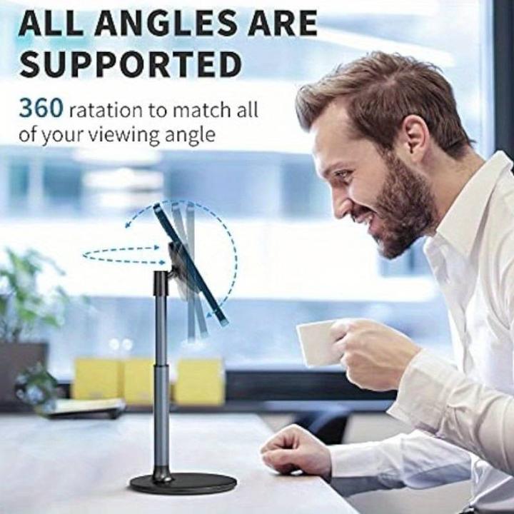 Image du produit PhoneLook Support magnétique rotatif et réglable en hauteur pour iPhone compatible avec MagSafe