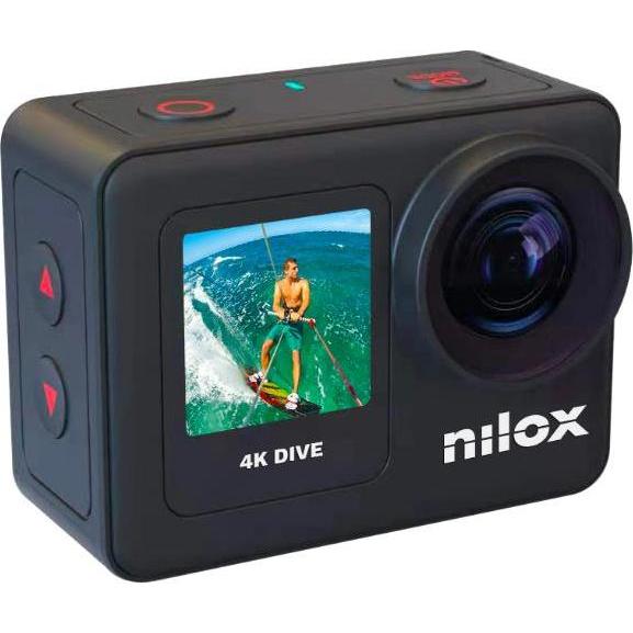 Nilox 4K DIVE Action-Sportkamera 4 MP 4K Ultra HD CMOS Wi-Fi 108 g, Action Cam, Schwarz