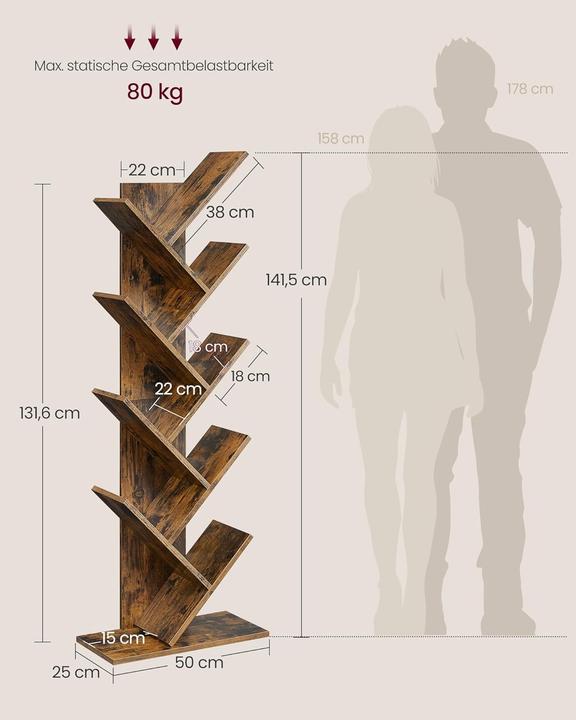 Produktbild Vasagle Tree (50 x 25 x 141.5 cm)