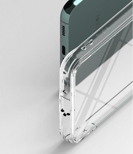 Actual product image Ringke Fusion tpu case with frame for Samsung galaxy s22 + (s22 plus) transparent (Samsung Galaxy S22+)