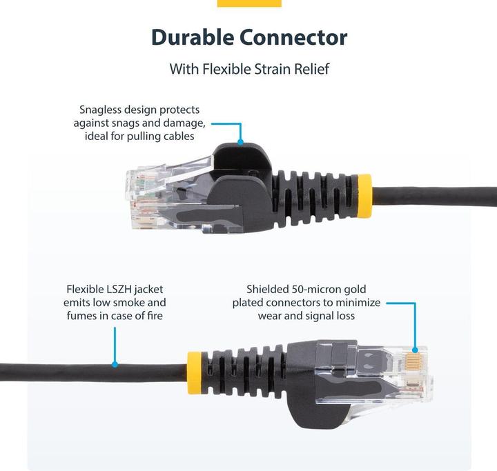 Actual product image StarTech .com N6PAT250CMPLS, 2,5 m, Cat6, U/UTP (UTP), RJ-45, RJ-45, Violett (CAT6, 2.50 m)